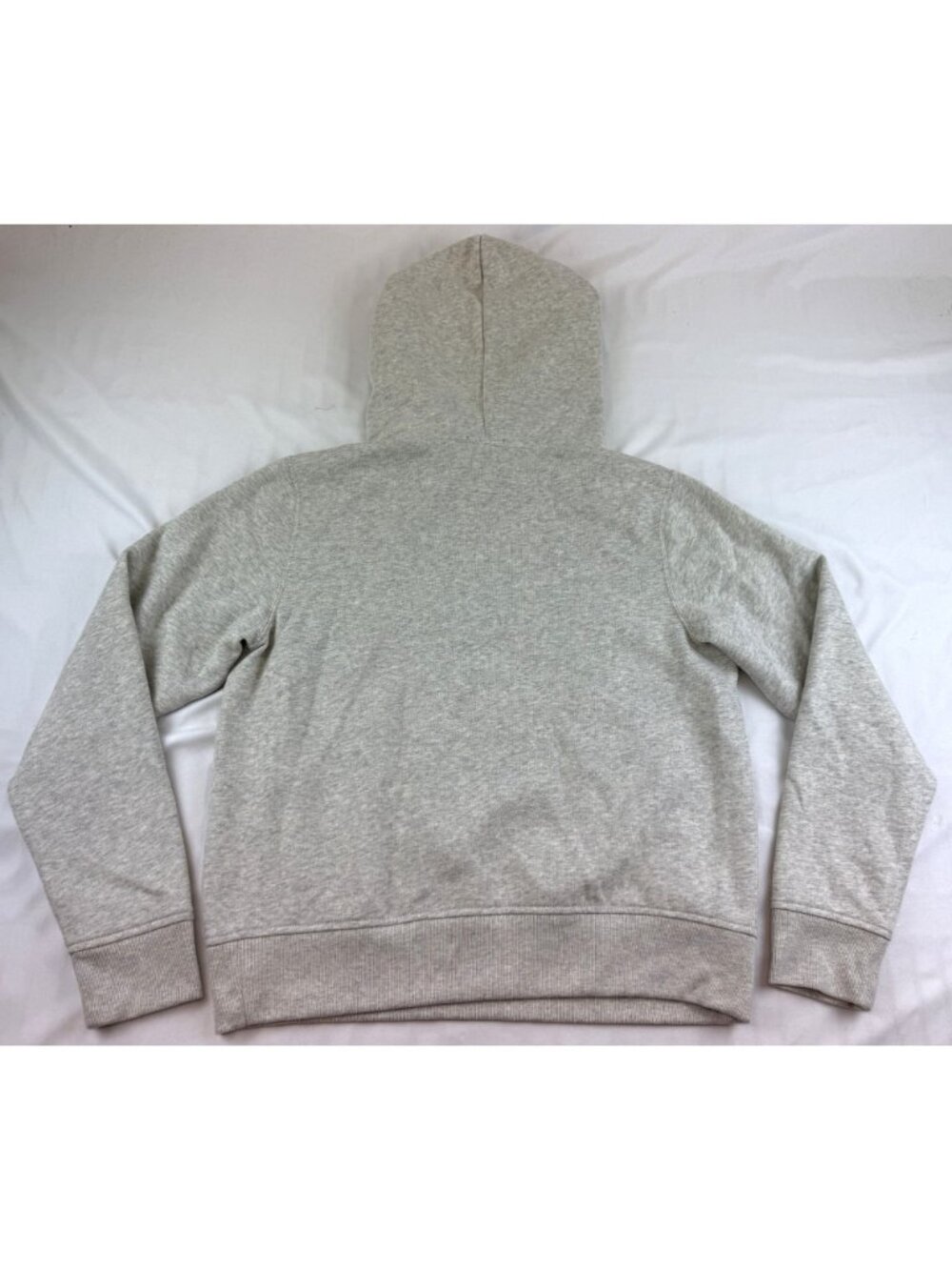 Polo Ralph Lauren Women’s Polo Bear Hoodie Gray Size L Fits S/M 20” Pit to Pit - Picture 2 of 8